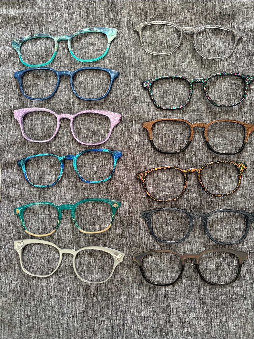 Set of 12 Eyeglass Toppers to fit PAIR eyewear “Otis” frames or message to pick